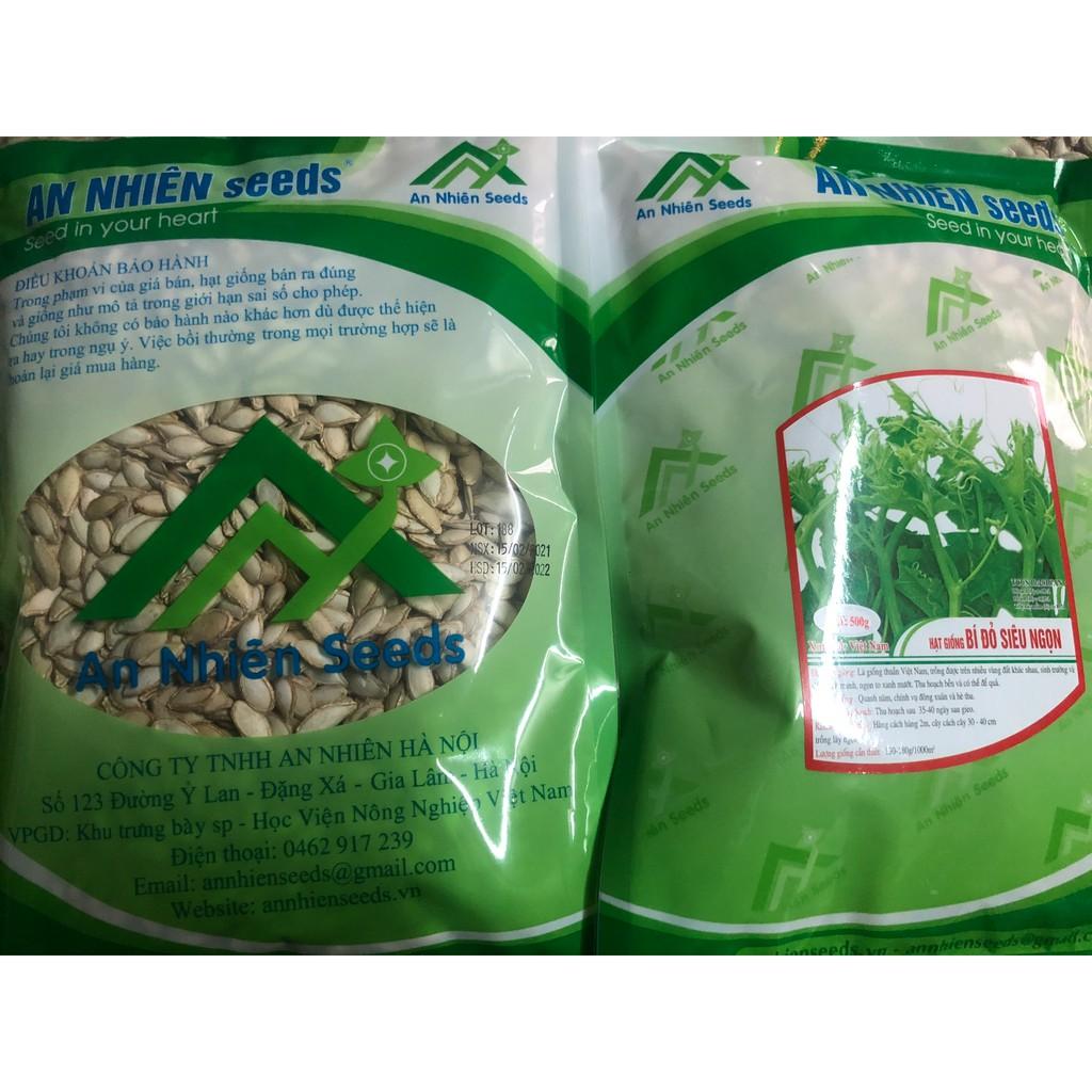 Hạt Giống Bí Đỏ Siêu Ngọn - Giòn Ngọt, Năng Suất Cao 500gr - Hạt Giống Bí Ngô Siêu Ngọn