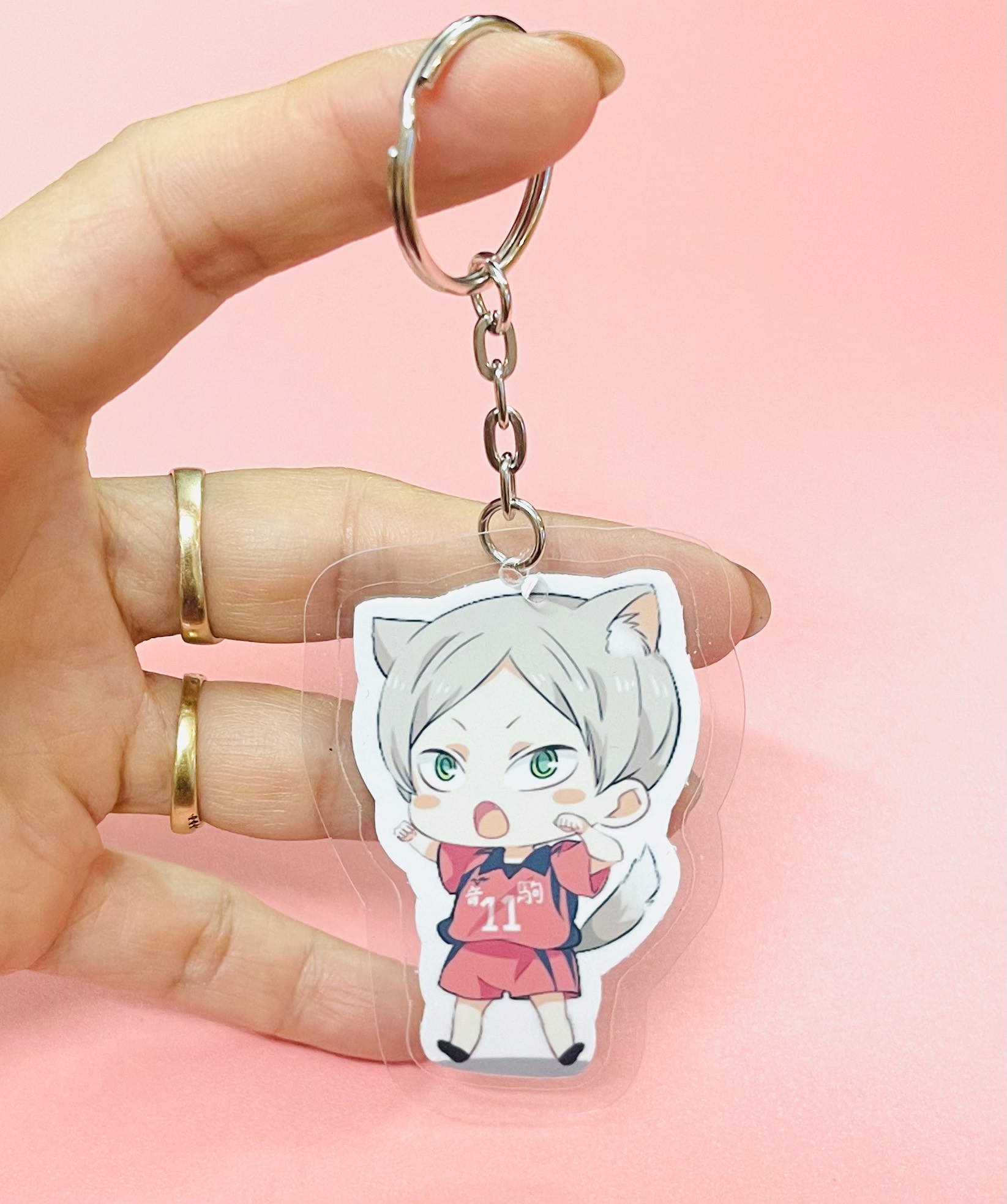 Set 8 Móc khóa cắt tỉa Haikyuu