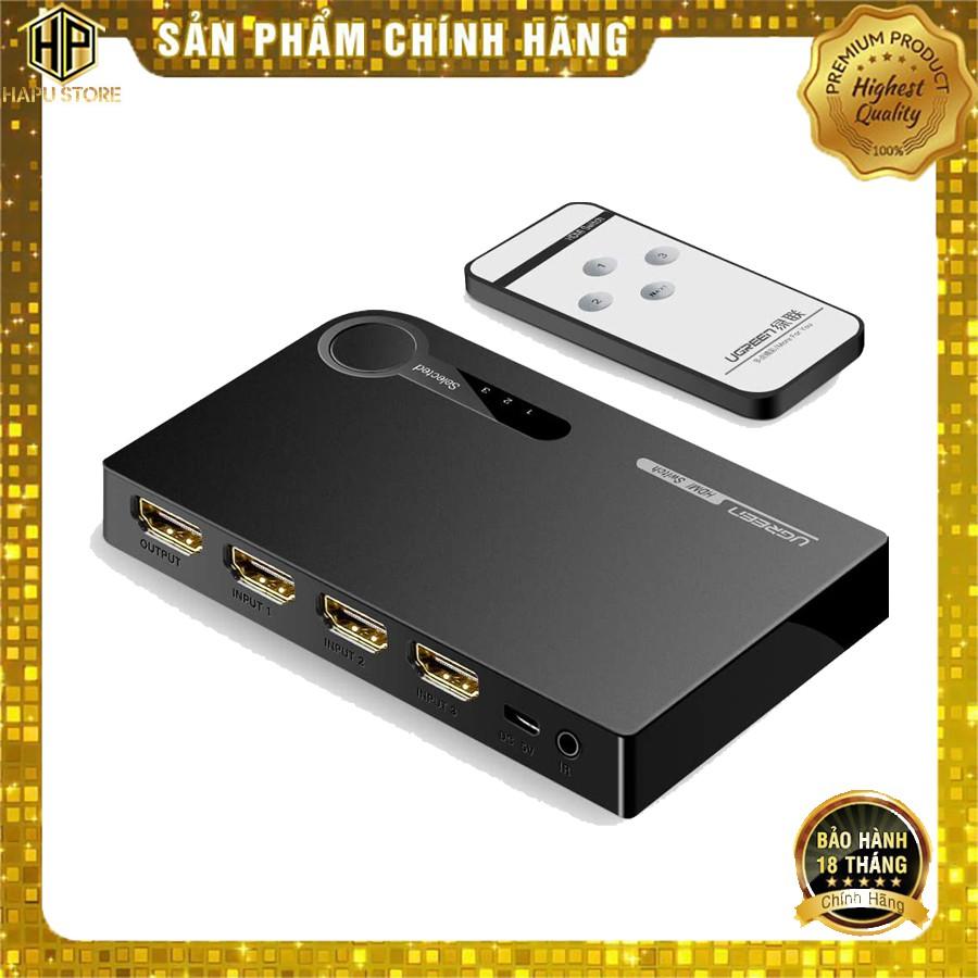 Bộ gộp HDMI 3 vào 1 ra Ugreen 40234 chính hãng - Hàng Chính Hãng