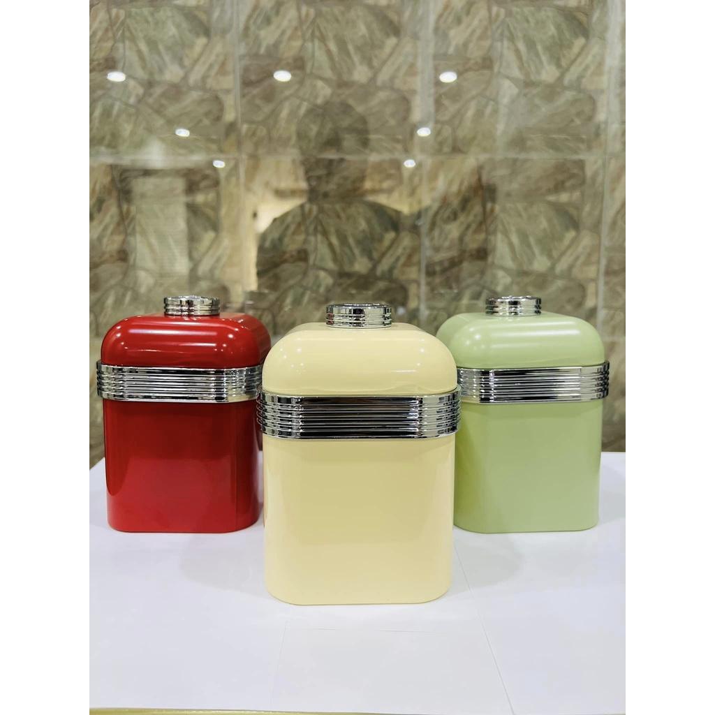 Set 3 Hộp Đựng Đường, Cà Phê Swan Retro, Set Hũ Đựng Thực Phẩm, Gia Vị Nhà Bếp, Thiết Kế Sang Trọng, Nhập Đức