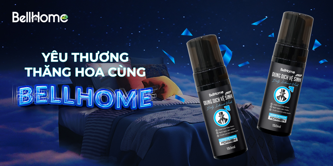 Dung Dịch Vệ Sinh Nam Bell Home - Làm sạch tức thì Lưu hương 24h dung tích