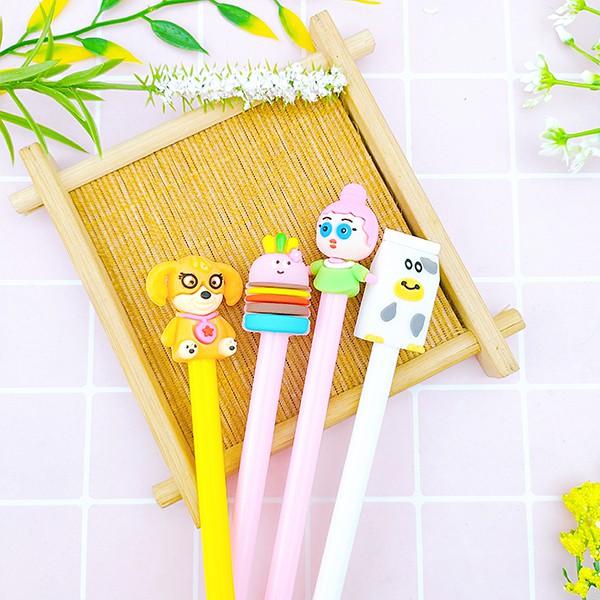 Combo 4 cây bút nước mực xanh/ tím cực cute giá rẻ và chất lượng