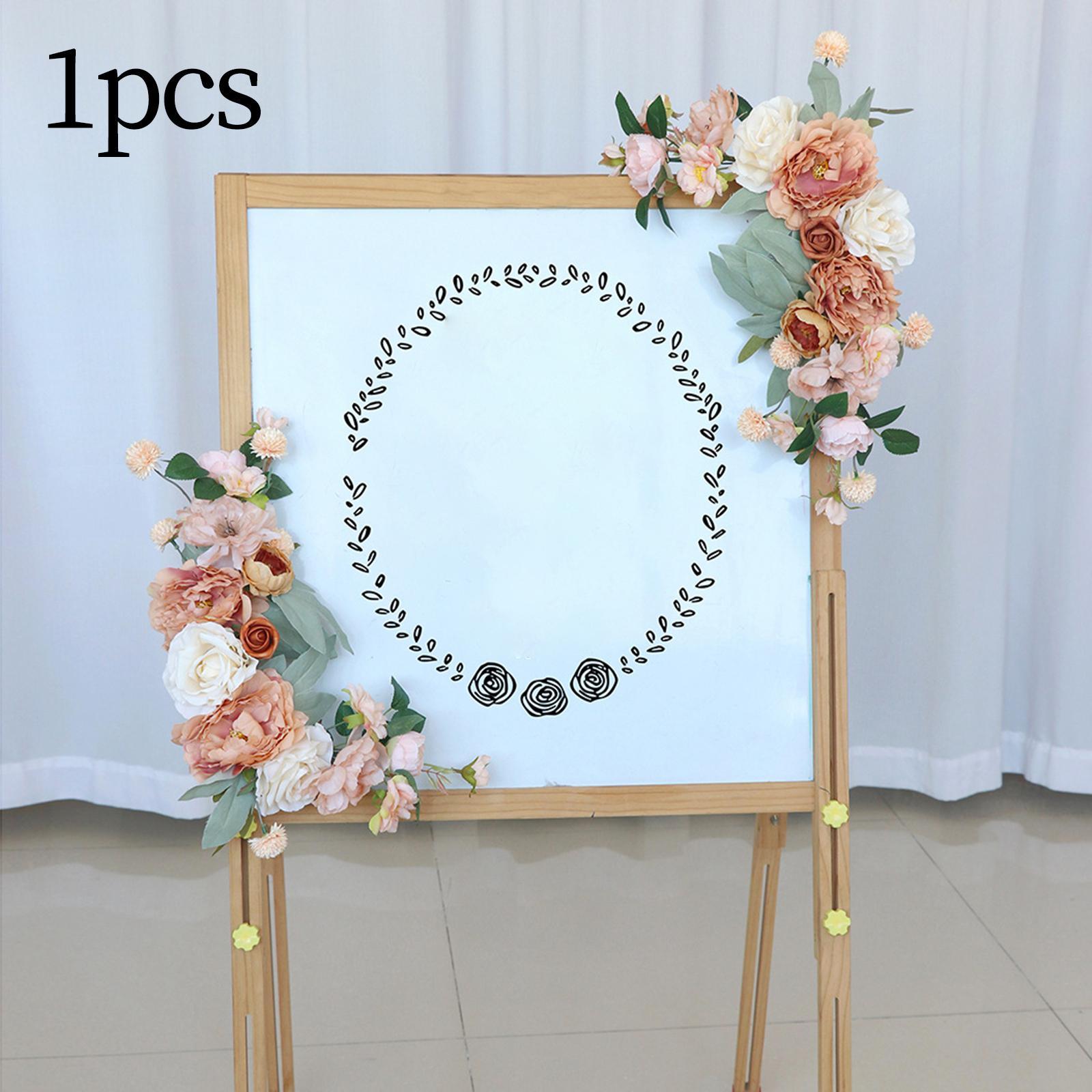 Wedding Decoration Arch Flower Artificial Floral Swag Hanging DIY Wedding Arch Flower Swag for Backdrop Scene Layout Photography Props Home