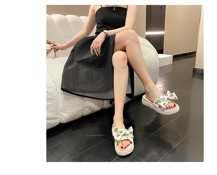 Dép bánh mì quai vải Mickey cute dễ thương teen S253