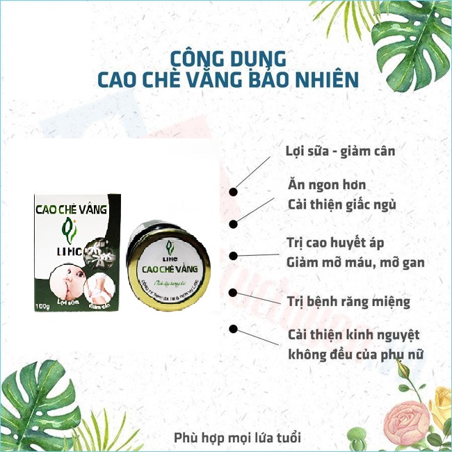 Cao chè vằng giảm cân , lợi sữa LITIC 100g