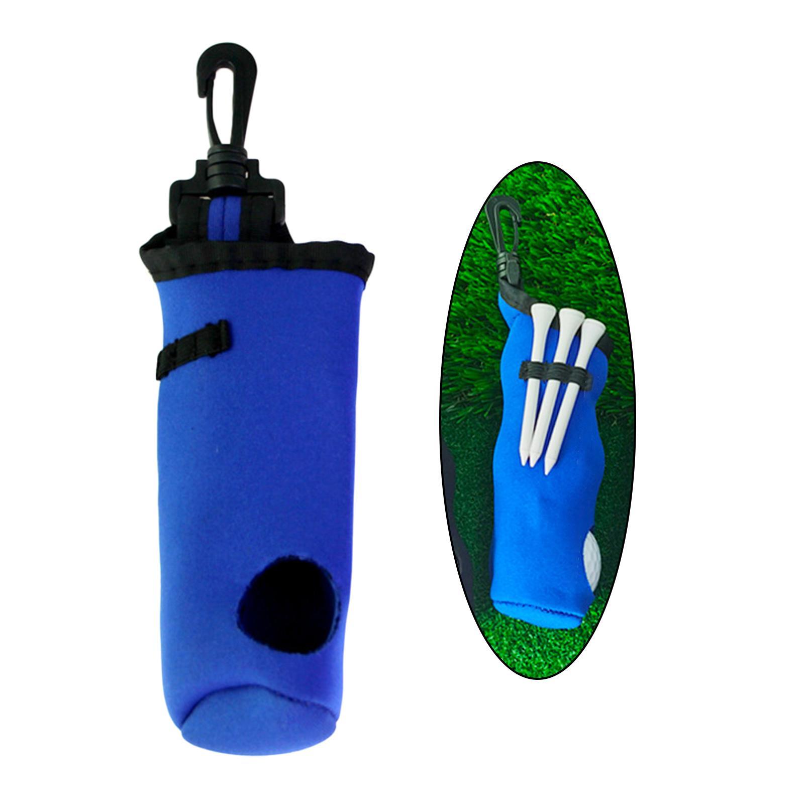 2x Golf Ball carry pouch 3 Golf Ball 3 Tees Golf Accessories Pouch Waist bag