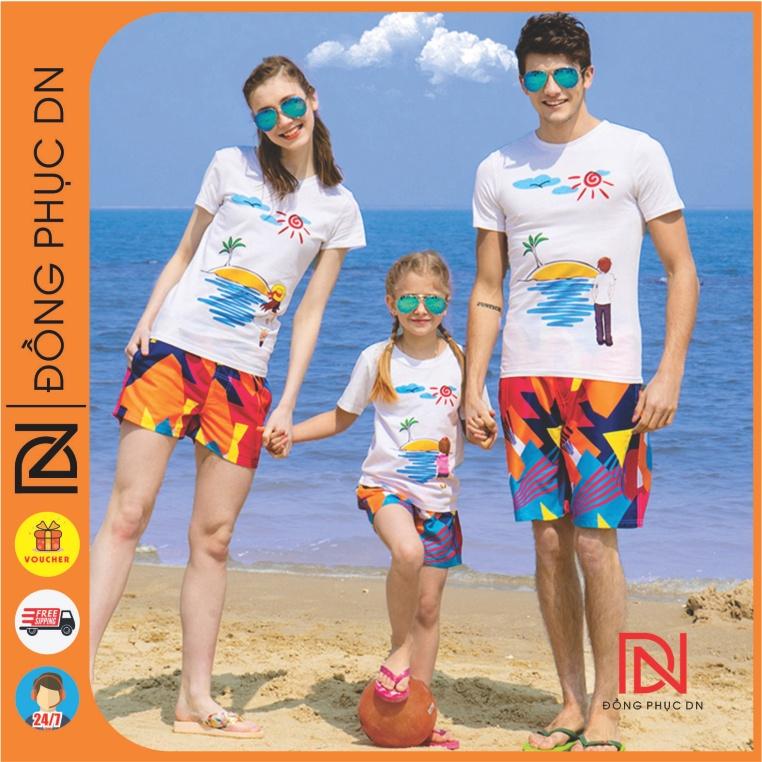 Áo gia đình đi biển
