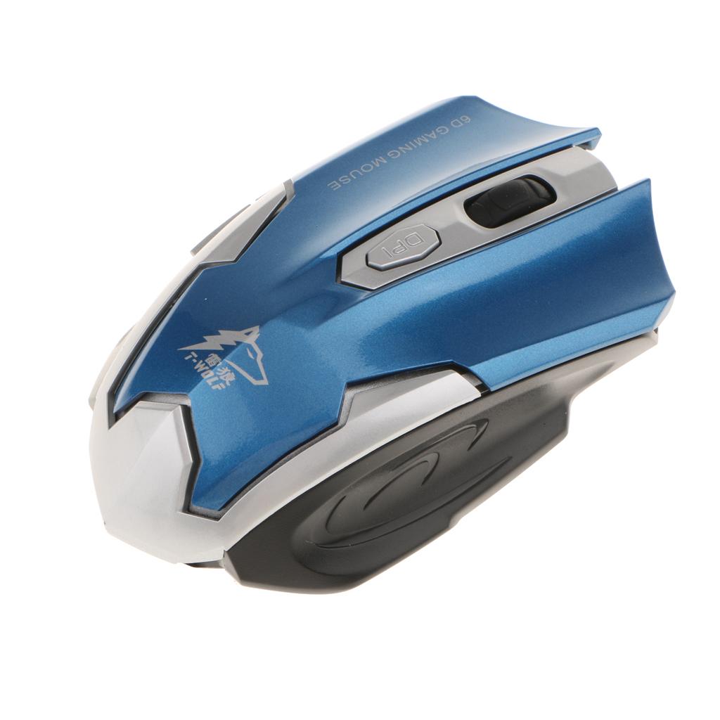 2.4G Wireless Mouse Optical Mice Adjustable DPI 6 Keys for Laptop PC