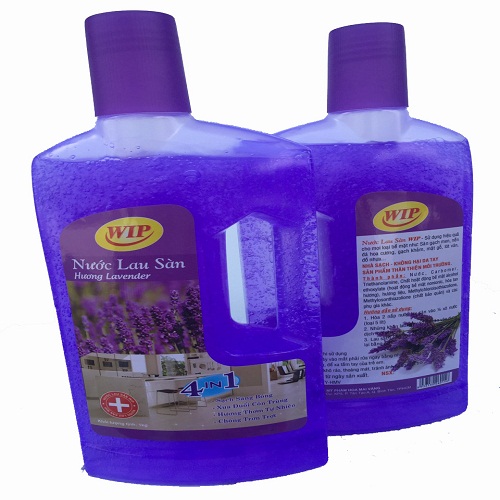 Lốc 2 chai Nước Lau Sàn Wip 1 Kg hương Lavender