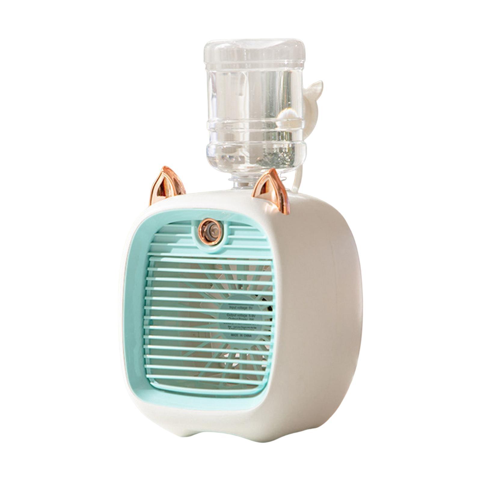 Portable Air , Personal Mini Air Conditioner, 3 in 1 Mini Conditioner Humidifier 3 Speeds Desktop Cooling Fan for Home Bedroom