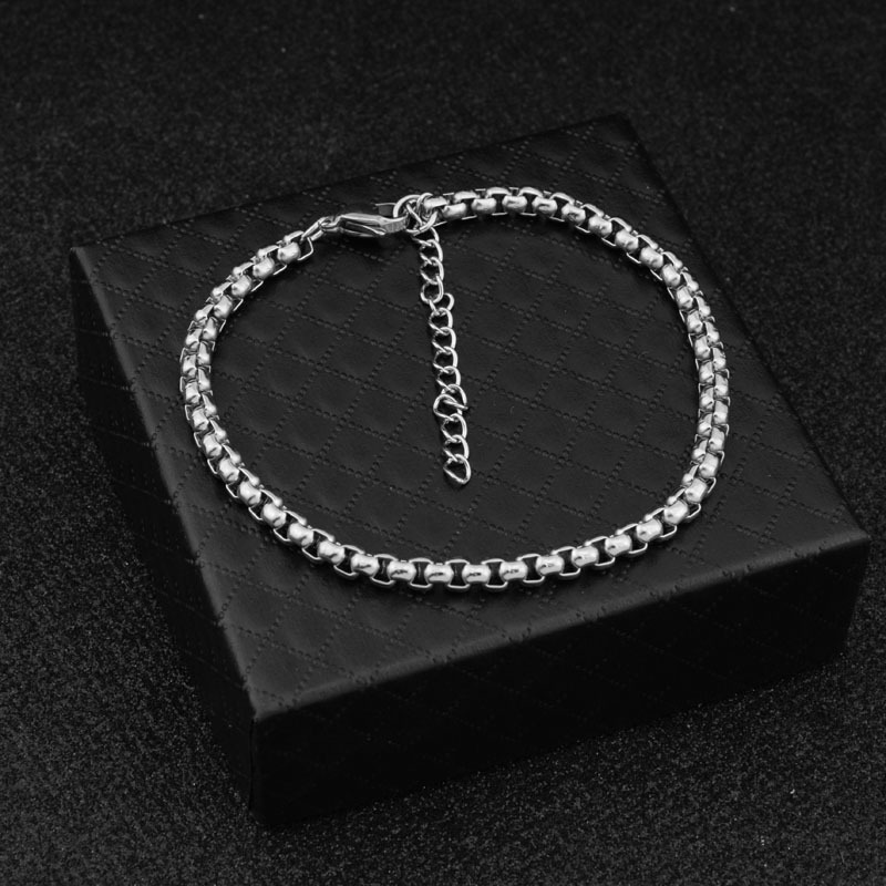 Set 2 vòng tay lắc tay dạng xích unisex