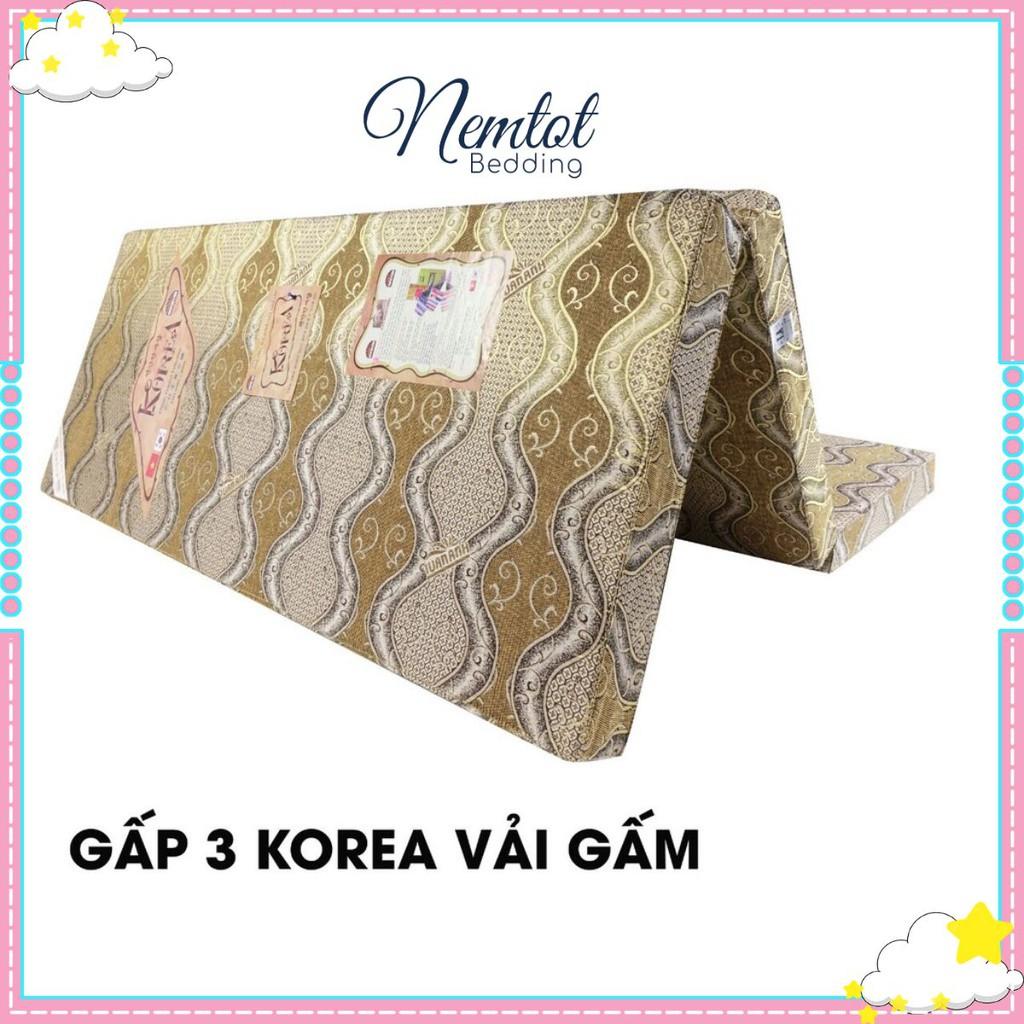 NỆM BÔNG ÉP KOREA VẢI GẤM CAO CẤP