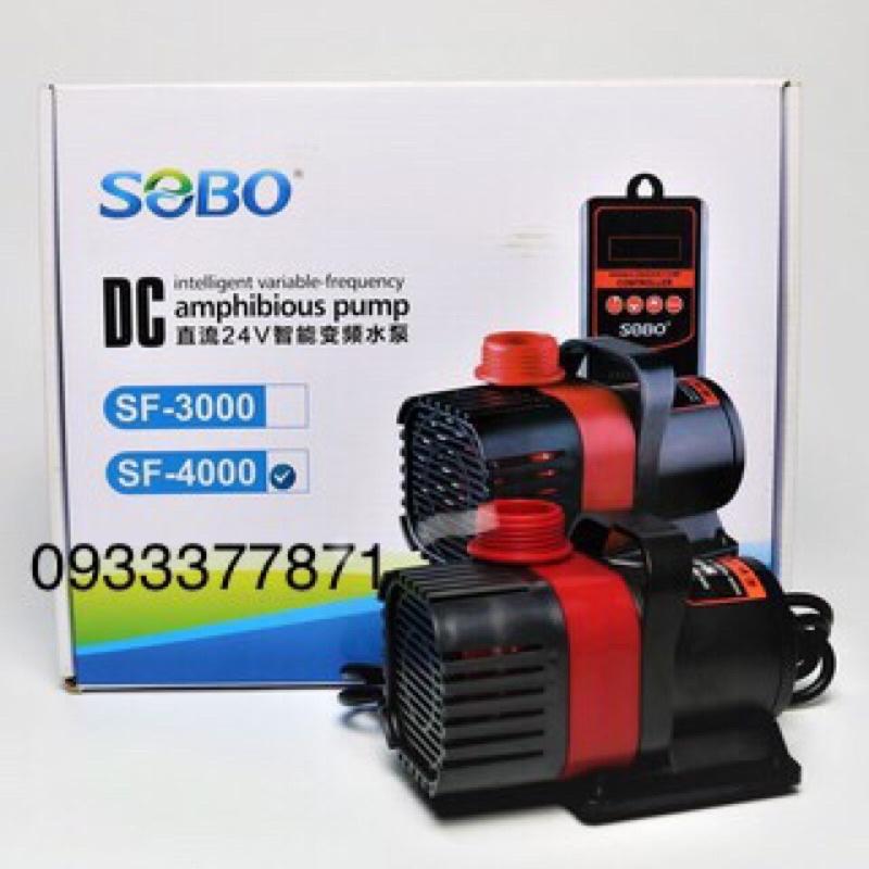 Máy bơm Sobo SF-4000 chống giật kèm bảng điện tử điều chỉnh công suất cho hồ cá cảnh