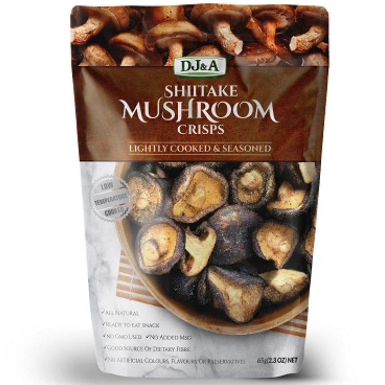 Nấm Hương Sấy Giòn Úc DJ&amp;A Shiitake Mushroom Crisps - Món ăn ngon Tốt cho sức khỏe Giàu chất dinh dưỡng và Chống oxy hóa - QuaTangMe Extaste