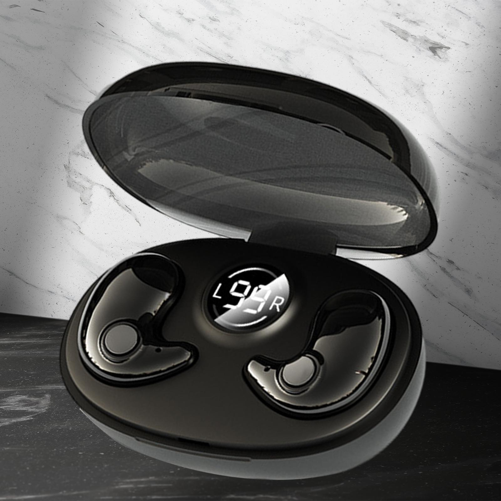 Bluetooth  Earpiece Stereo Noise Cancelling Mini Noise Blocking Earbuds Gaming Earphones for Sleeping Computer Music Working