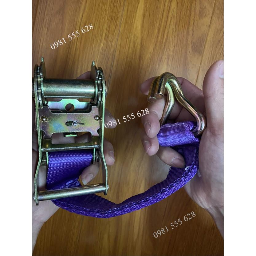 Dây chằng hàng Ratchet tăng đơ chịu lực 2 tấn
