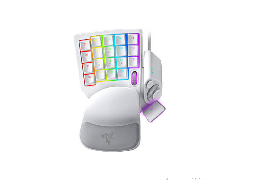 Bàn phím Razer Tartarus Pro–Analog Optical-Trắng(Mercury)_RZ07-03110200-R3M1-HÀNG CHÍNH HÃNG