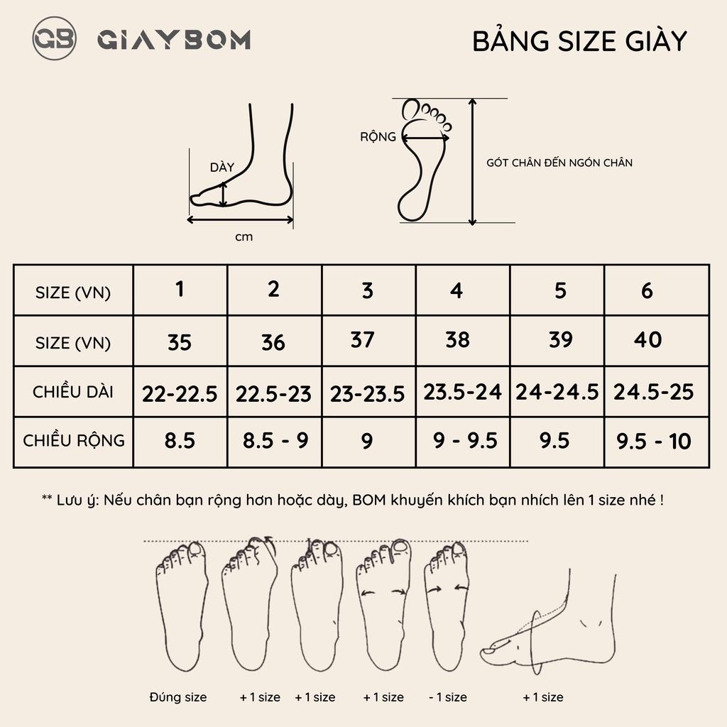 Giày Sneaker Nữ Đế Cao Êm Thích Hợp Mang Đi Làm, Đi Học, Chơi Mới Nhất GiayBOM GB B1584