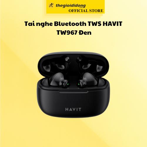 Tai nghe Bluetooth TWS HAVIT TW967 Đen - Hàng Chính Hãng