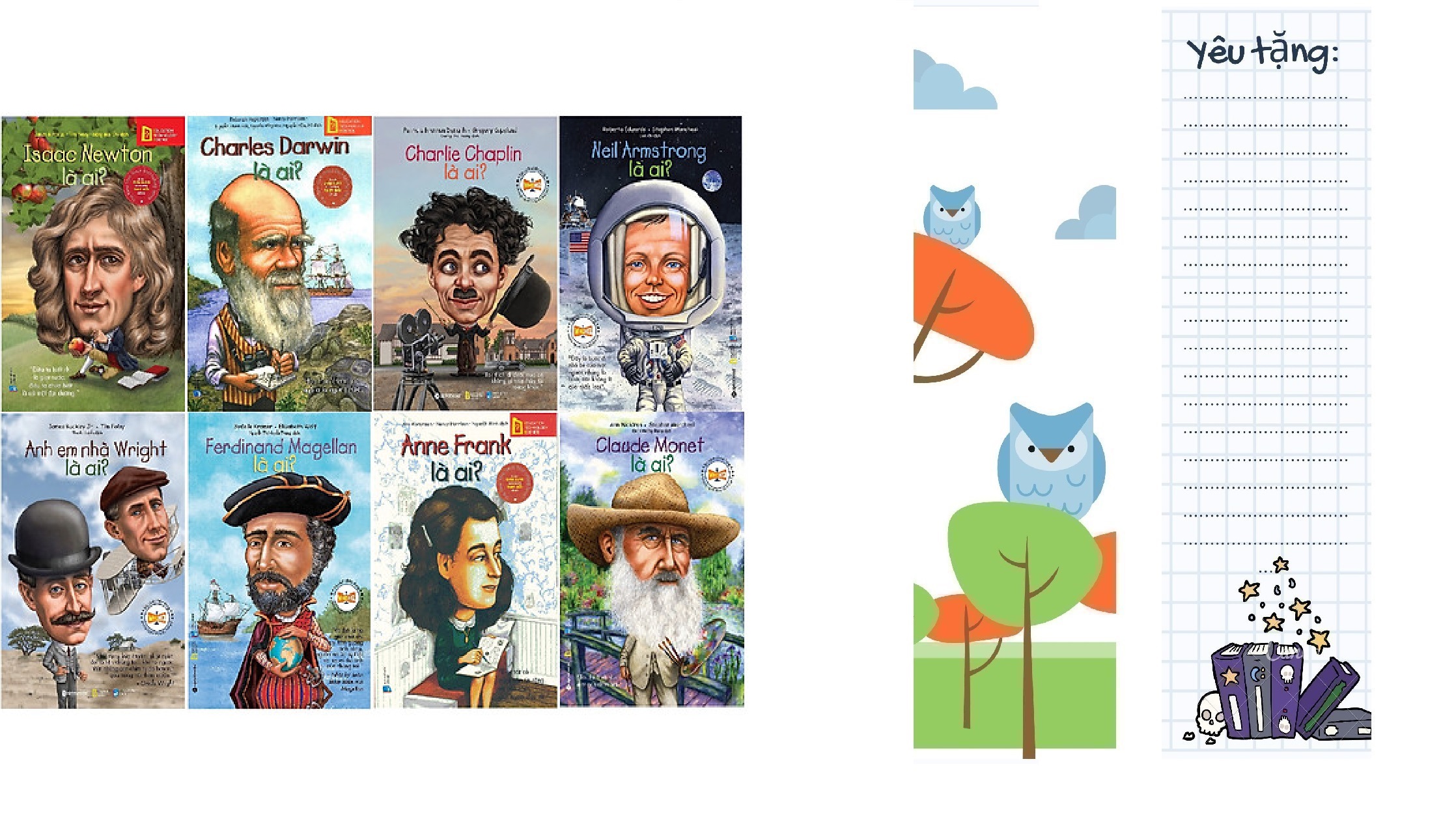 Combo Trọn Bộ 8 Cuốn Những Người Thay Đổi Thế Giới tặng kèm bookmark Sáng Tạo