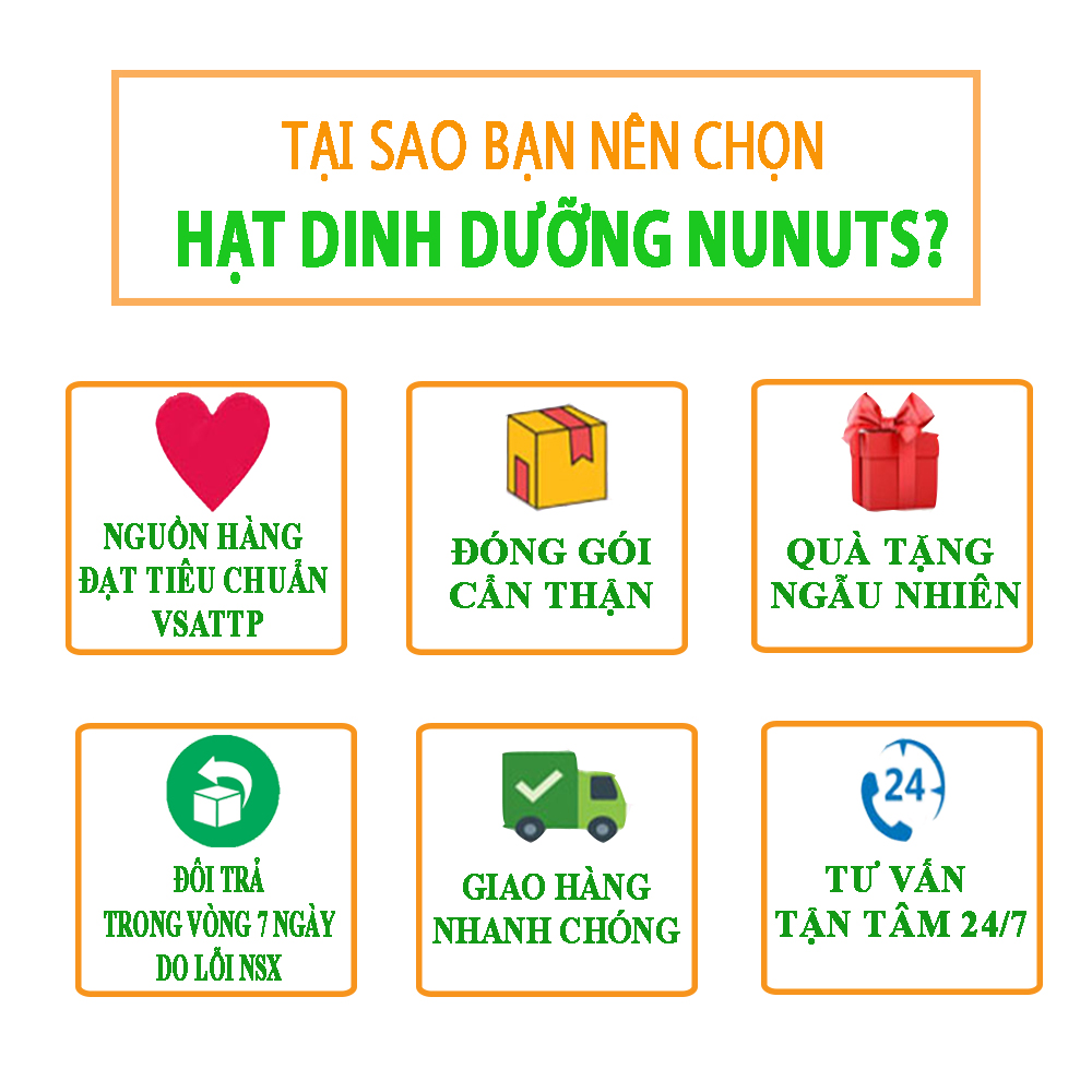 Hạt dẻ cười không tẩy trắng chuẩn Mỹ, vỏ màu ngà ngà vàng, nhân ngọt tươi mới, giòn ngon, không hôi dầu Nunuts