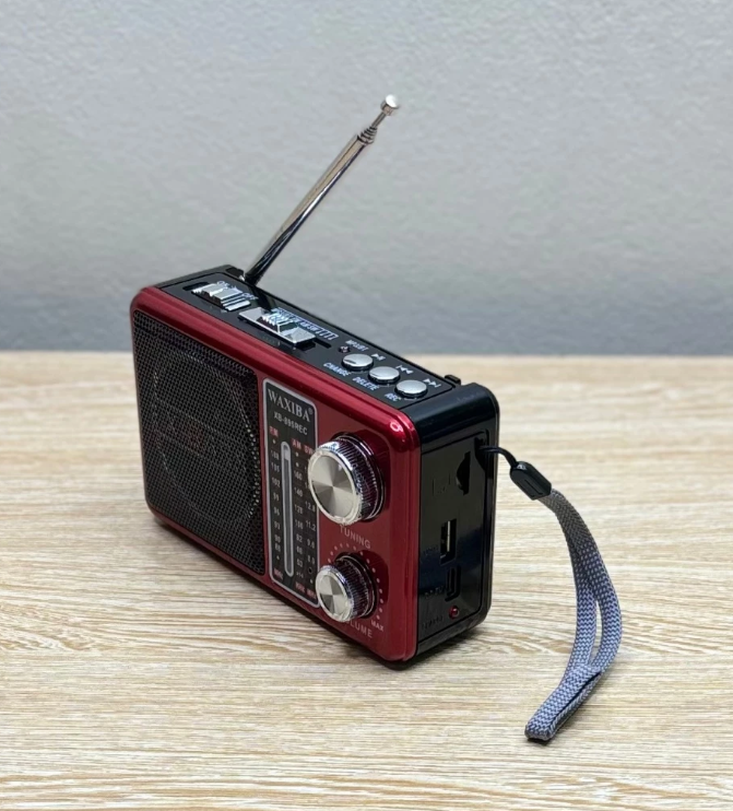 Máy Nghe Nhạc Kiêm Đài Radio Waxiba XB-895REC Tích Hợp Đèn Pin Hỗ Trợ Thẻ Nhớ, USB ( Hàng chính Hãng )