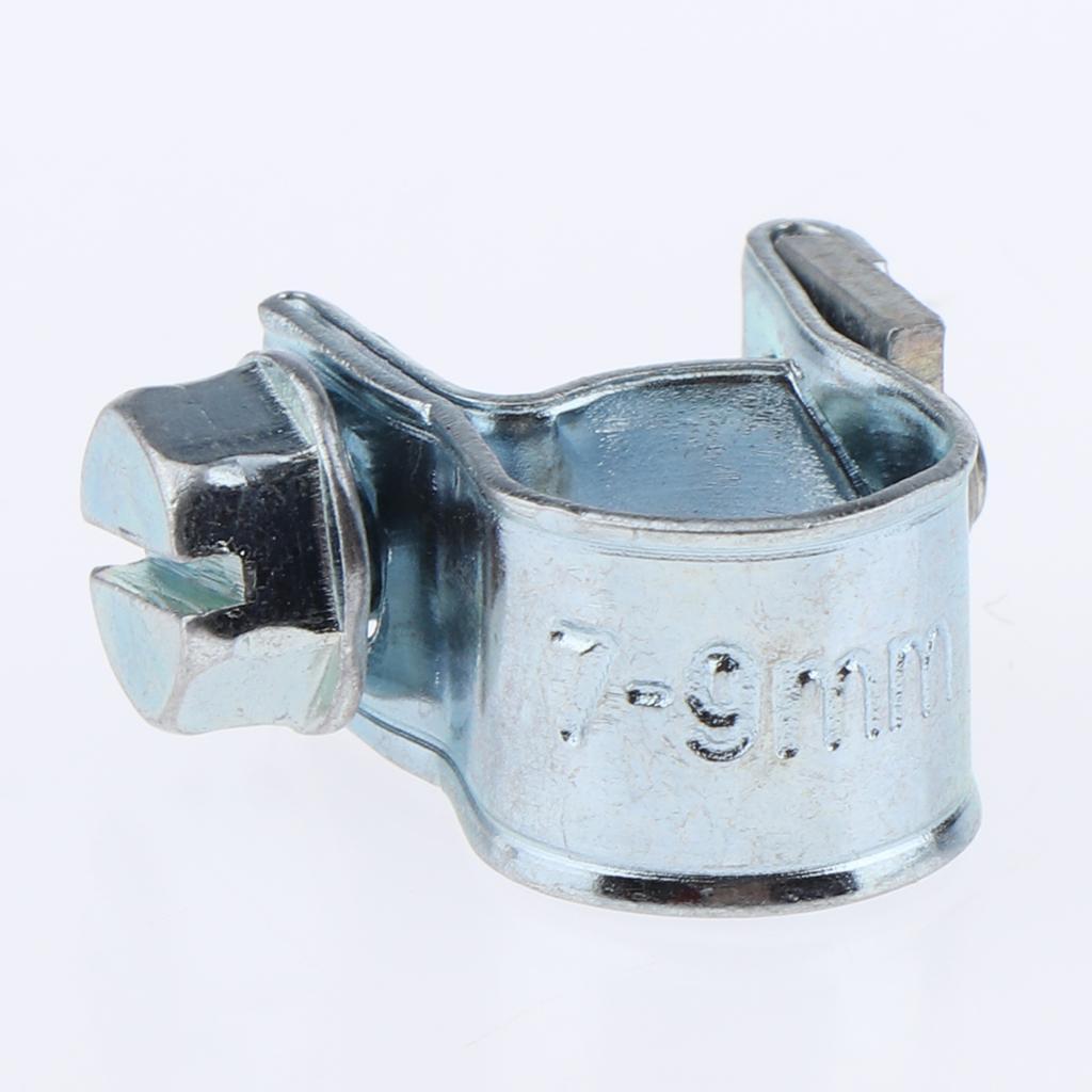 3x 10pack 304 Stainless Steel Clip Hose Pipe Clamp Diameter Ø 7 - 9mm