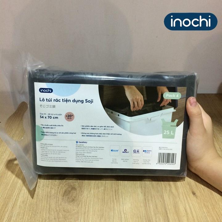 Lô túi rác tiện dụng Soji 4 x 25L- inochi