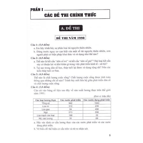 Sách - Tuyển tập 25 năm đề thi Olympic 30 tháng 4 Địa lý 10