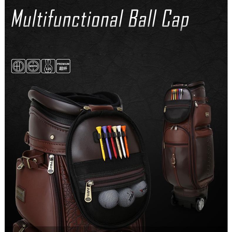 Túi Đựng Gậy Golf QB044- Đa năng có bánh xe full set nắp cứng
