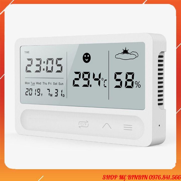 Nhiệt kế ẩm kế phòng cho bé nhiệt ẩm kế điện tử đo nhiệt độ và độ ẩm phòng bảo hành 3 tháng
