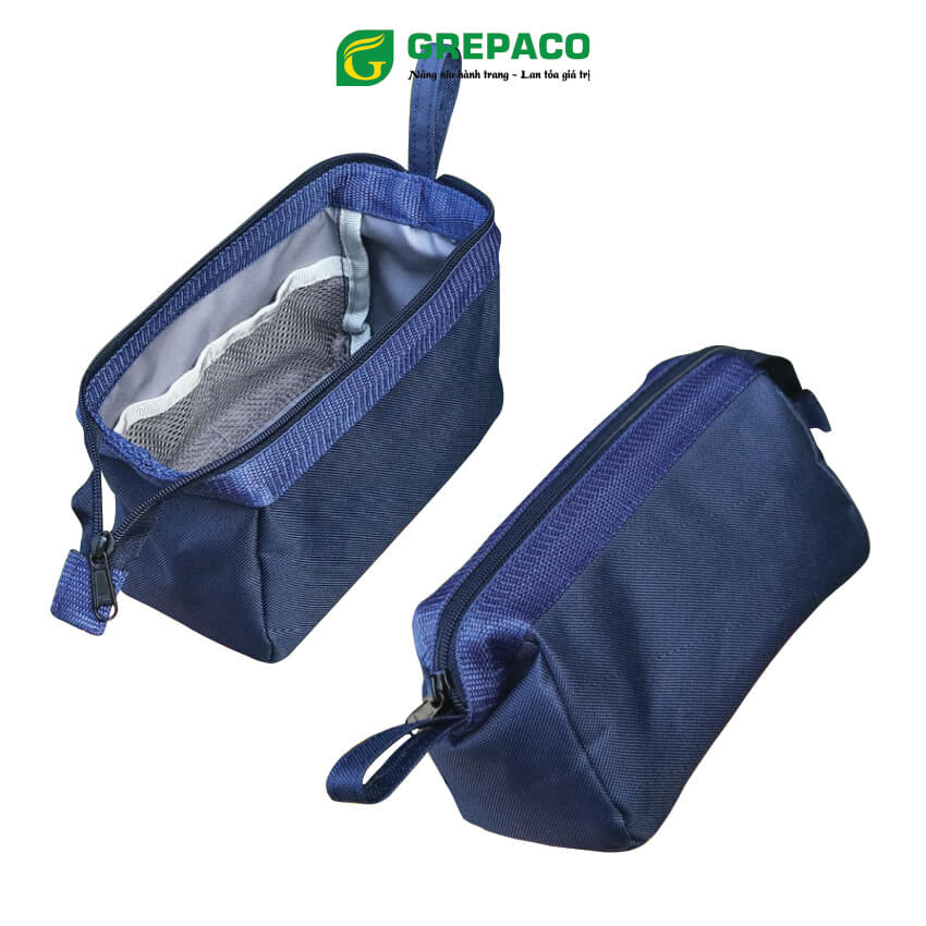 Hộp Đựng Bút Viết Đa Năng Grepaco Bằng Vải Bố Canvas Tote Đẹp Nhiều Ngăn Dạng Túi Đựng Dụng Cụ Đồ Dùng Học Tập, Phụ Kiện Học Sinh, Sinh Viên, Đồ Cá Nhân Văn Phòng – Hàng Chính Hãng