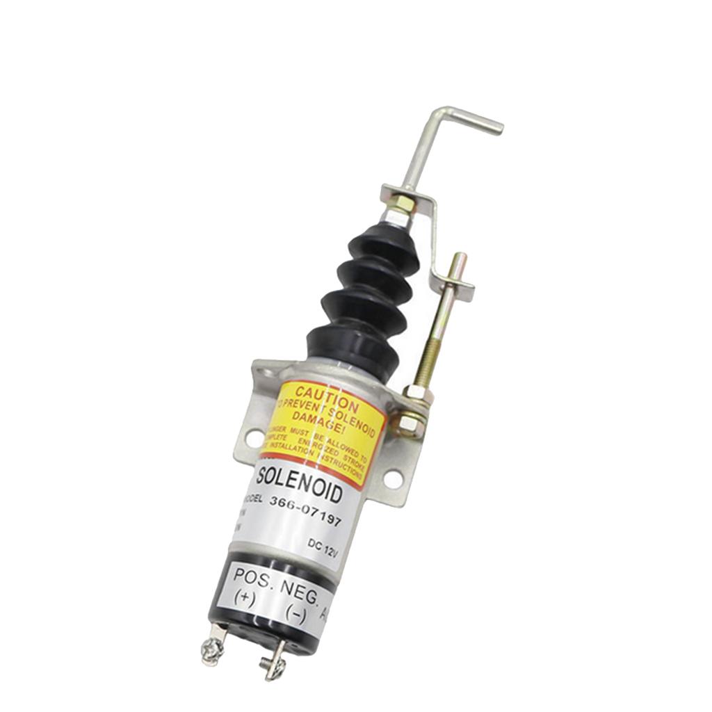 1 Piece Car Racing Fuel shutdown Shut Off solenoid 366-07197 W/ BRACKET
