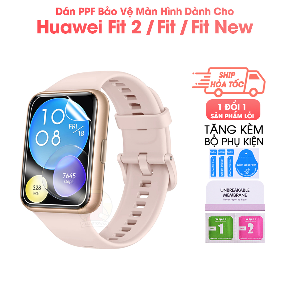 Miếng Dán Bảo Vệ Màn Hình PPF Dành Cho Huawei Watch Fit 2 / Watch Fit New TẶNG KÈM BỘ PHỤ KIỆN DÁN - Handtown - Hàng Chính Hãng