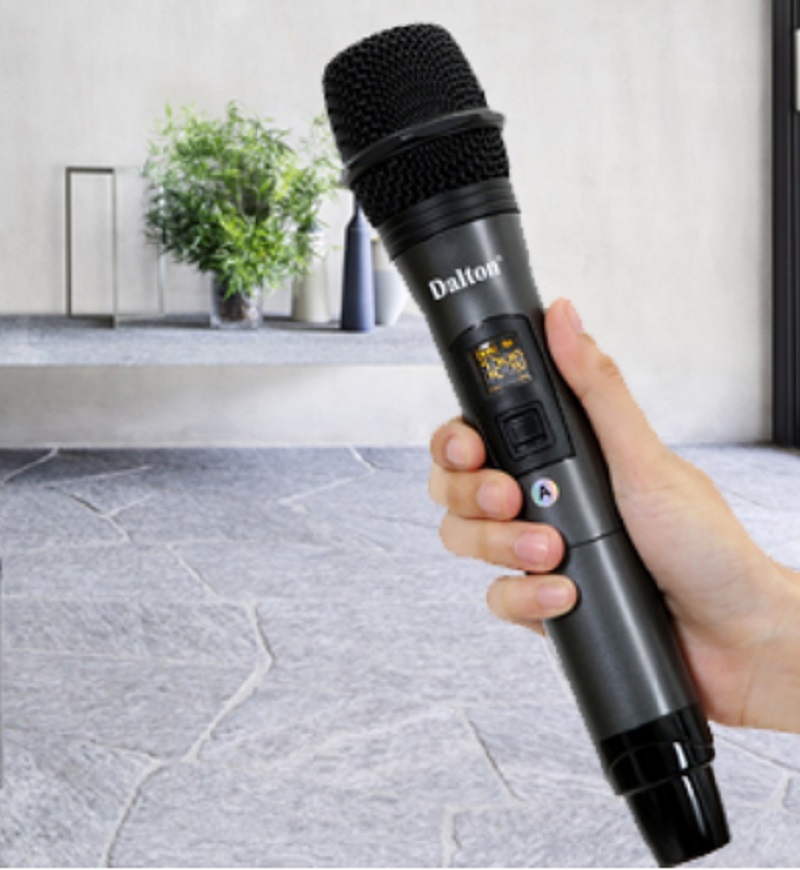 Micro karaoke không dây Dalton RX-BU02, Micro chuyên hát karaoke gia đình cao cấp, thâm kim loại, hát nhẹ, chống hú [ HÀNG CHÍNH HÃNG ]