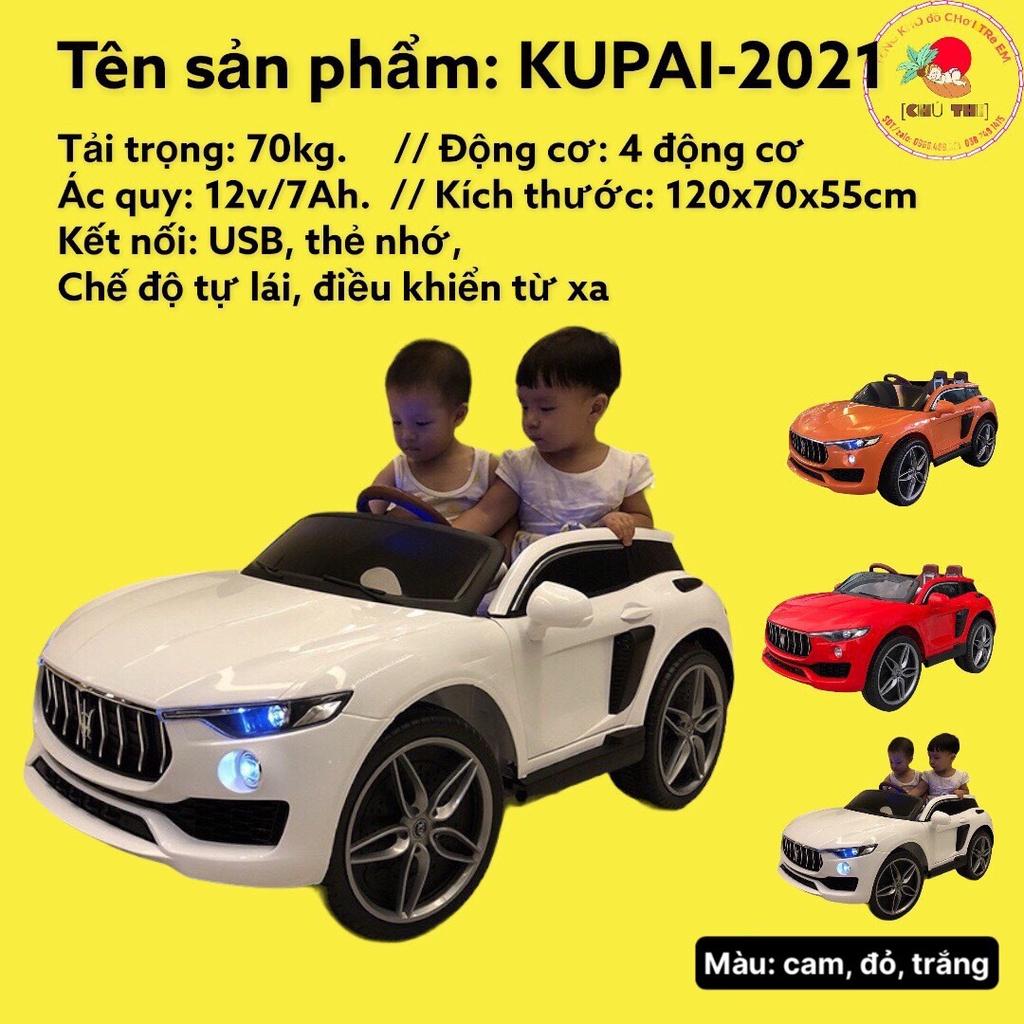 Xe ô tô trẻ em KuPai 2021 2 chỗ ngồi 4 động cơ