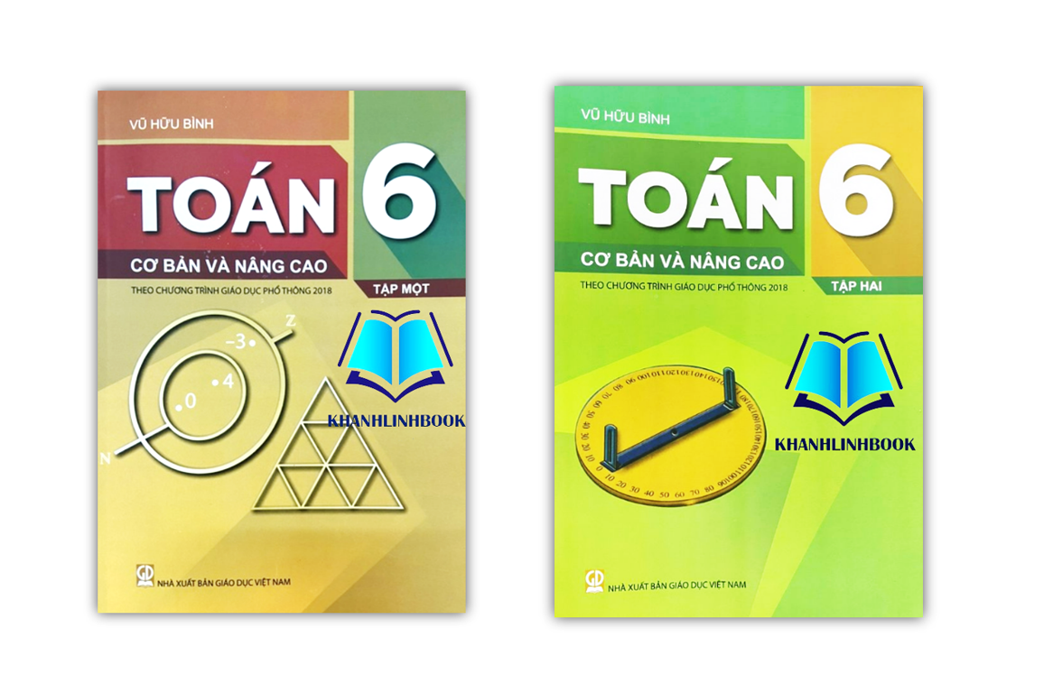 Sách - Combo Toán 6 Cơ Bản Và Nâng Cao Tập 1 2 Theo Chương Trình Giáo Dục Phổ Thông 2018