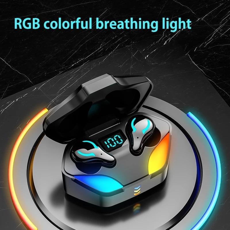 X1 TWS Wireless Gaming Headset Bluetooth Headset 5.1 Noise Reduction Low Latency Gamer Headset With Mic Charging Box Stereo Sport EarBuds