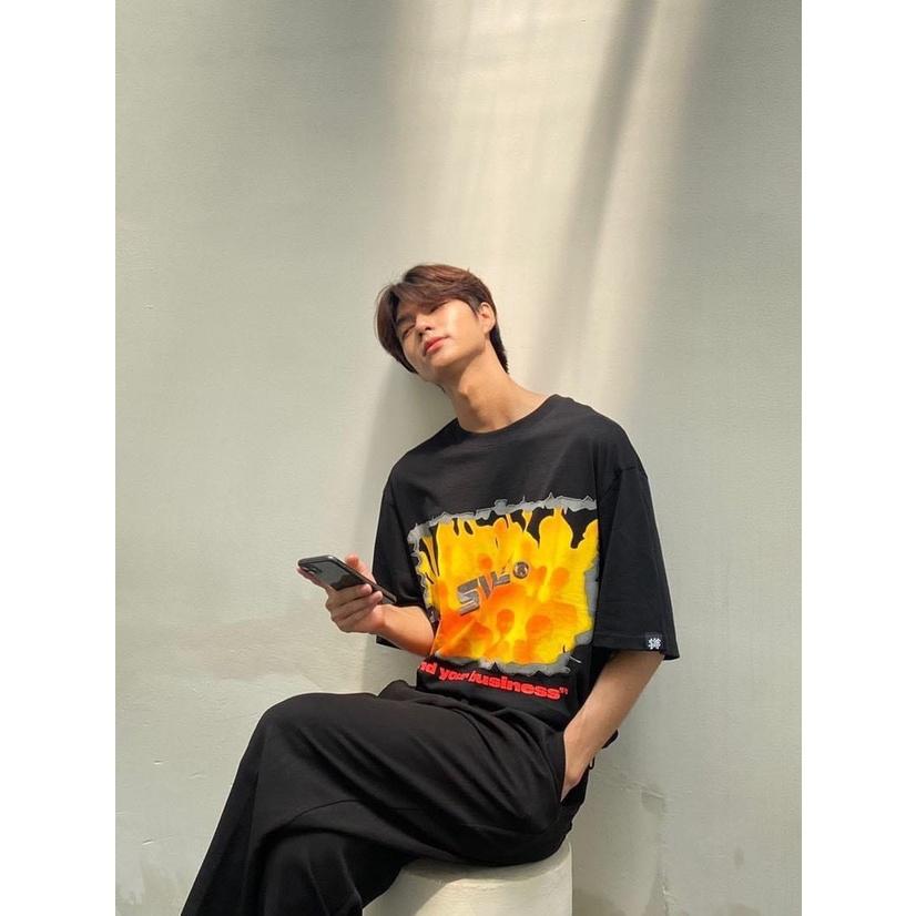 Áo thun unisex tay lỡ CROWD TEE || Hany shop