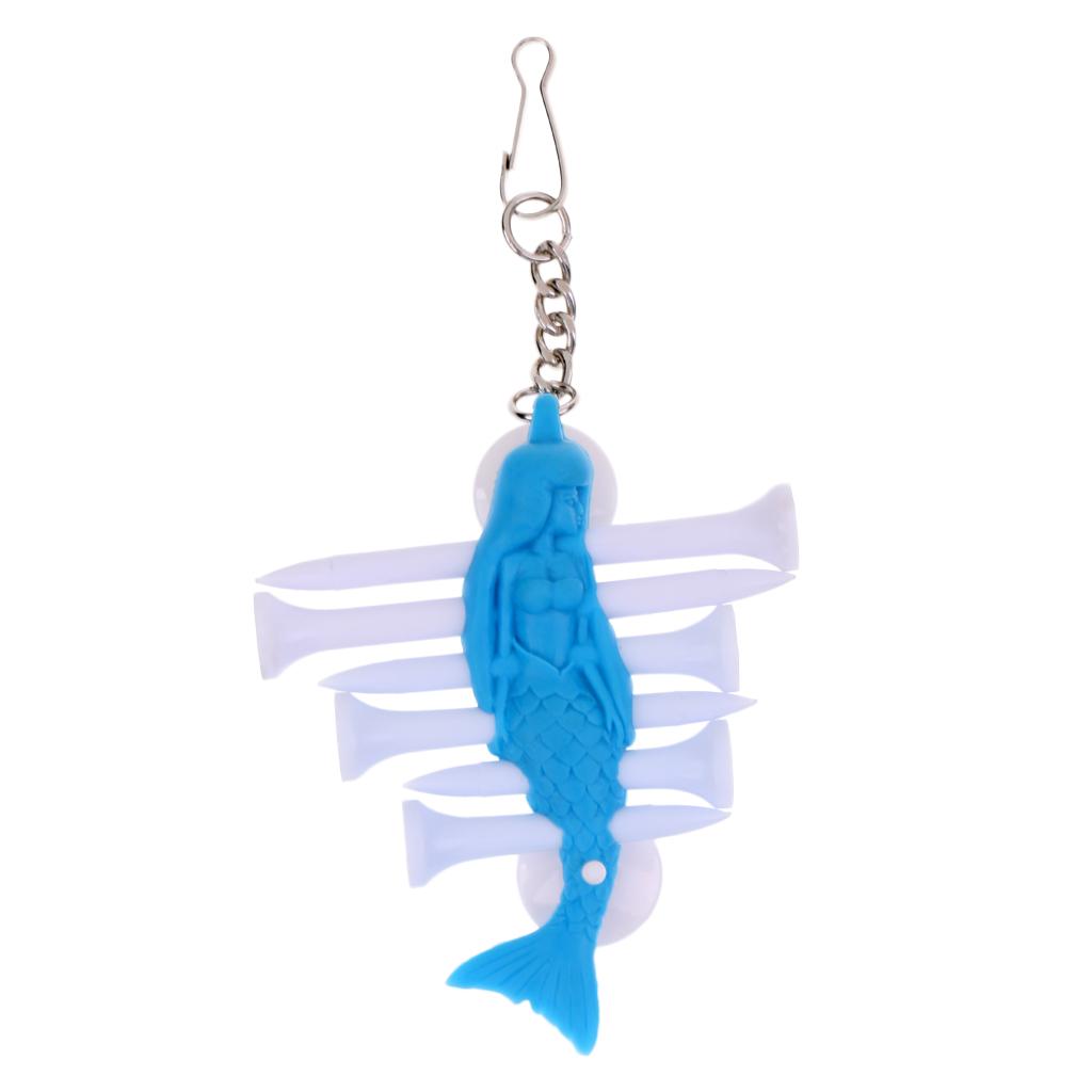 Golf Tee Holder with Tees Golf Key Chain