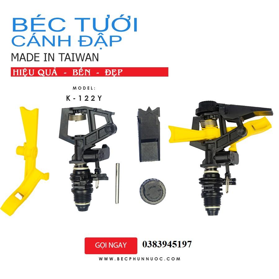 Béc tưới cây cánh đập tùy chỉnh góc , xoay 360 độ, ren 21 Combo 100 cái Taiwan- K122Y