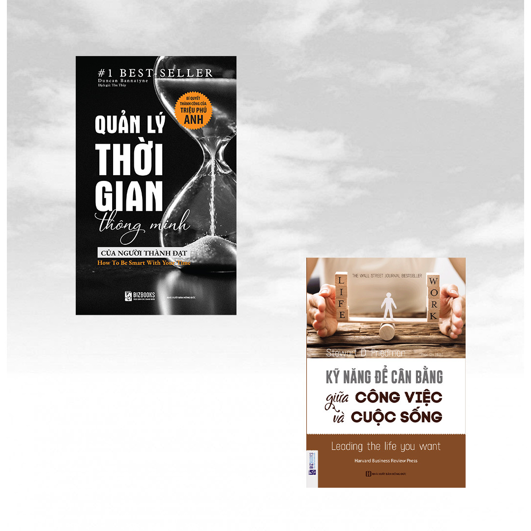 Combo 2 Cuốn sách: Quản lý thời gian thông minh giúp cân bằng cuộc sống của bạn