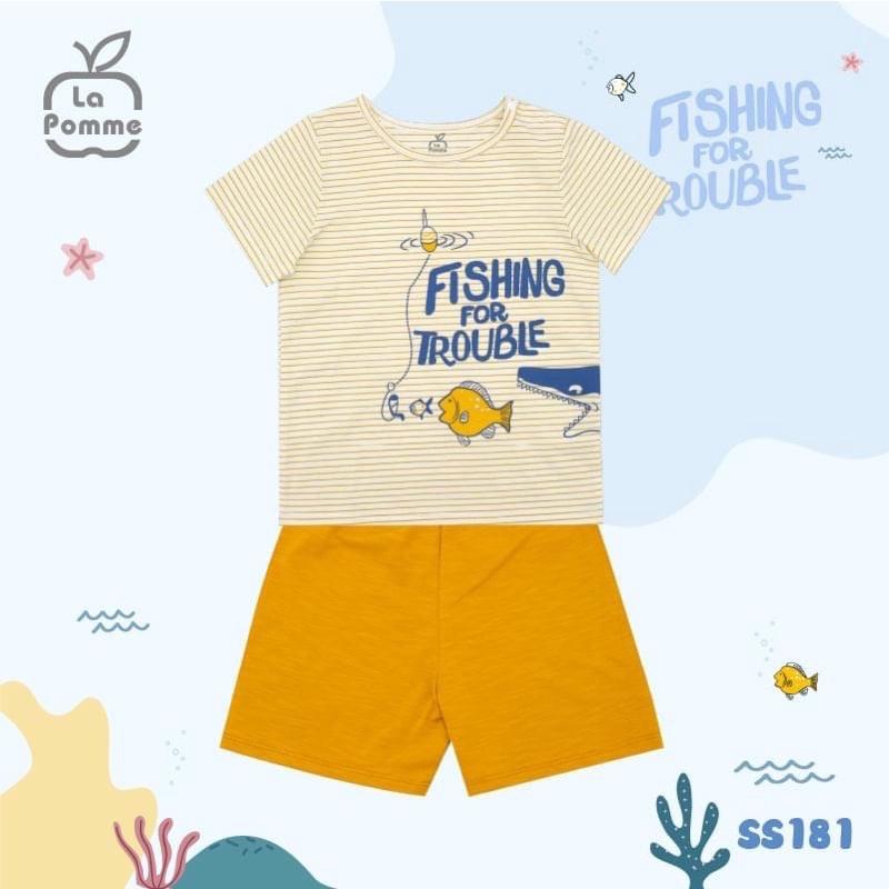 2 màu BỘ FISHING Tay ngắn cho bé