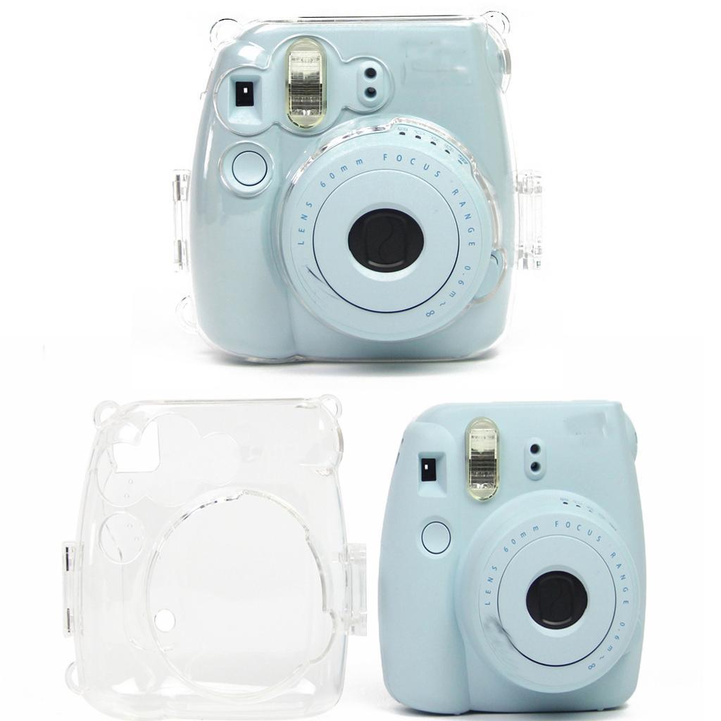 Filter Lens+Clear Case with Neck Shoulder Strap For  Instax Mini 8