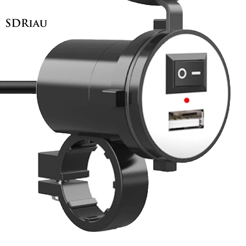 Bộ sạc điện thoại chống nước dễ lắp đặt cho xe máy