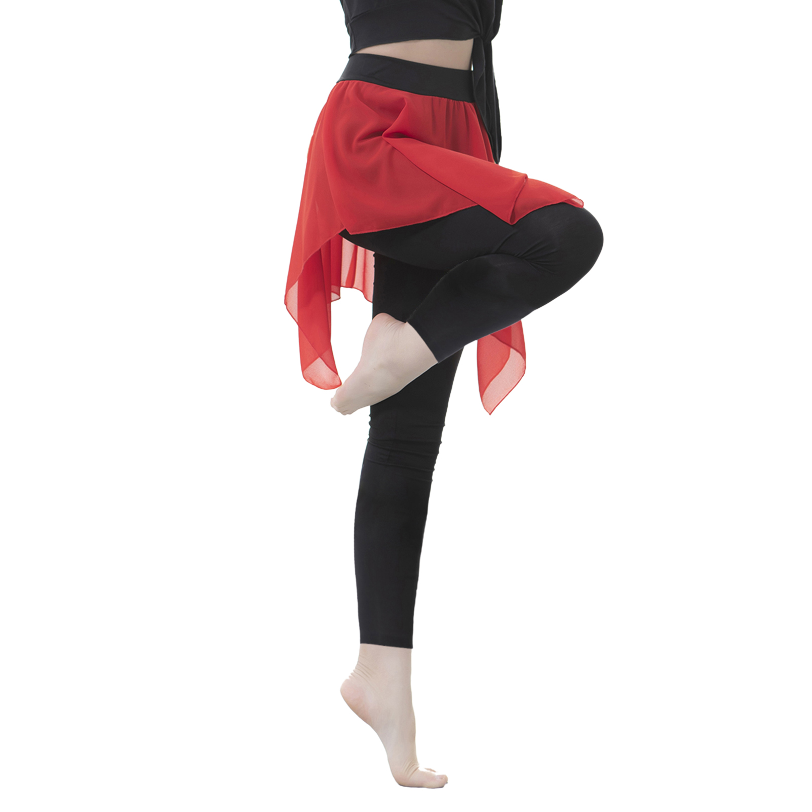 Quần Leggings kèm váy voan 2 trong 1 để khiêu vũ và yoga . Mềm mại và bền bỉ