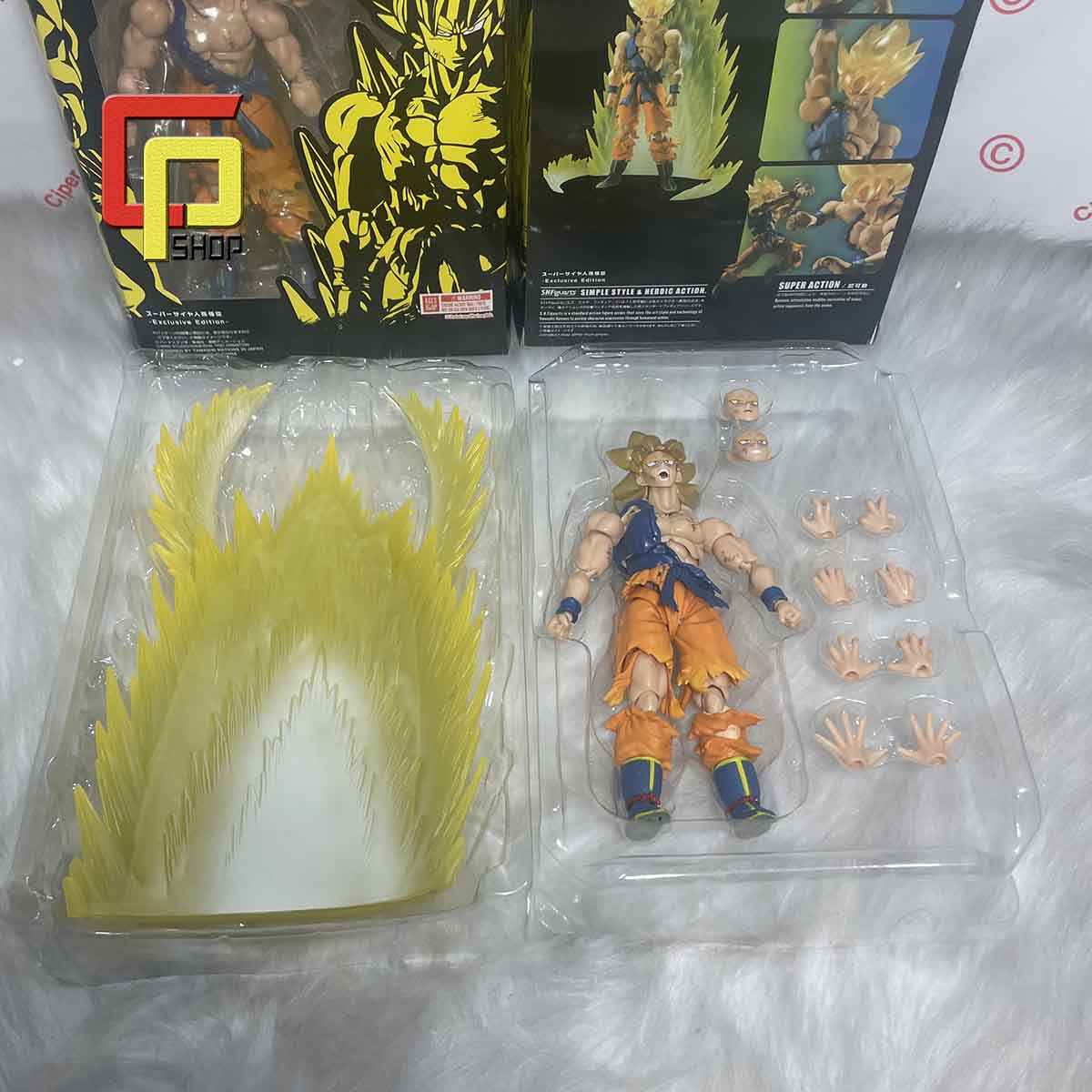 Mô hình Son goku Super Saiyan khớp - Mô hình Dragon Ball - Figure Son Goku SHF