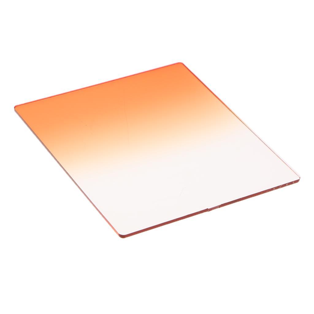 Square Gradual Neutral Density Filters for Photography Gradient Orange
