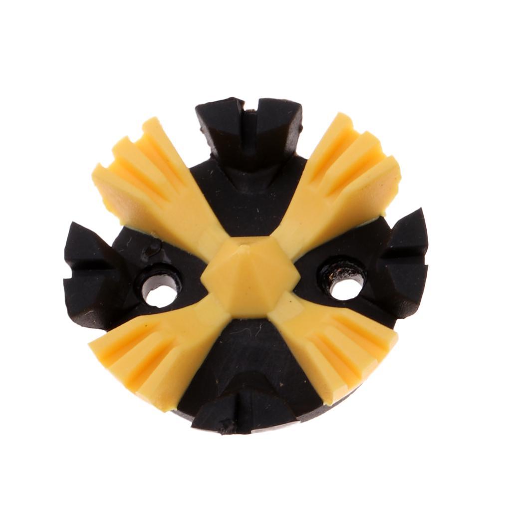 14 Pieces Replacement Golf Shoe Spikes Cleat Metal Screw Thread Studs Yellow
