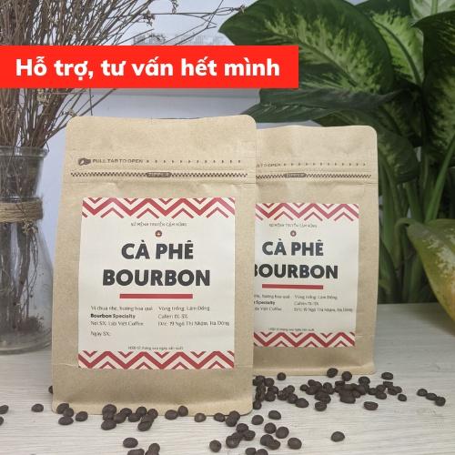 Cà phê nguyên chất Arabica BOURBON cao cấp pha espresso coldbrew pour over cafe rang xay vị ngọt hoa quả tinh tê
